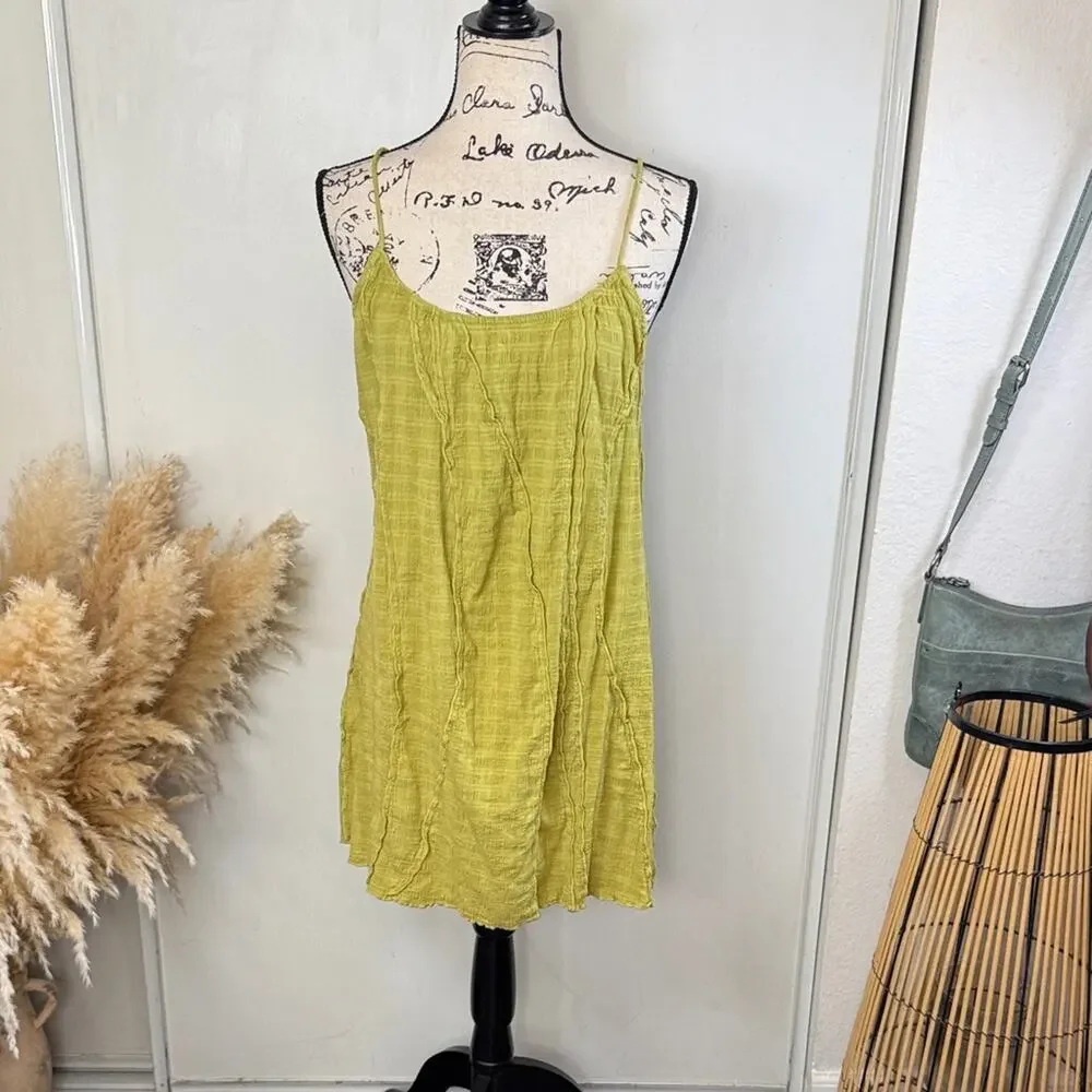 Free People Endless Summer Throwing Shade Mini Dress size Large